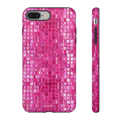 Hot Pink Mosaic Tough Case