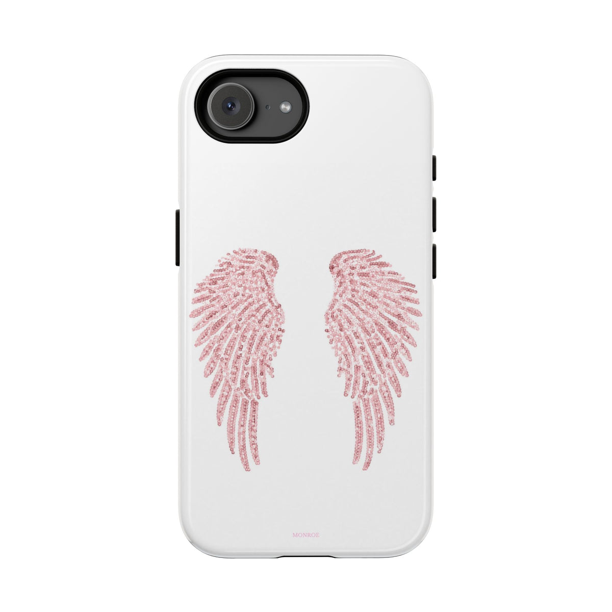 White & Pink Wings Tough Case