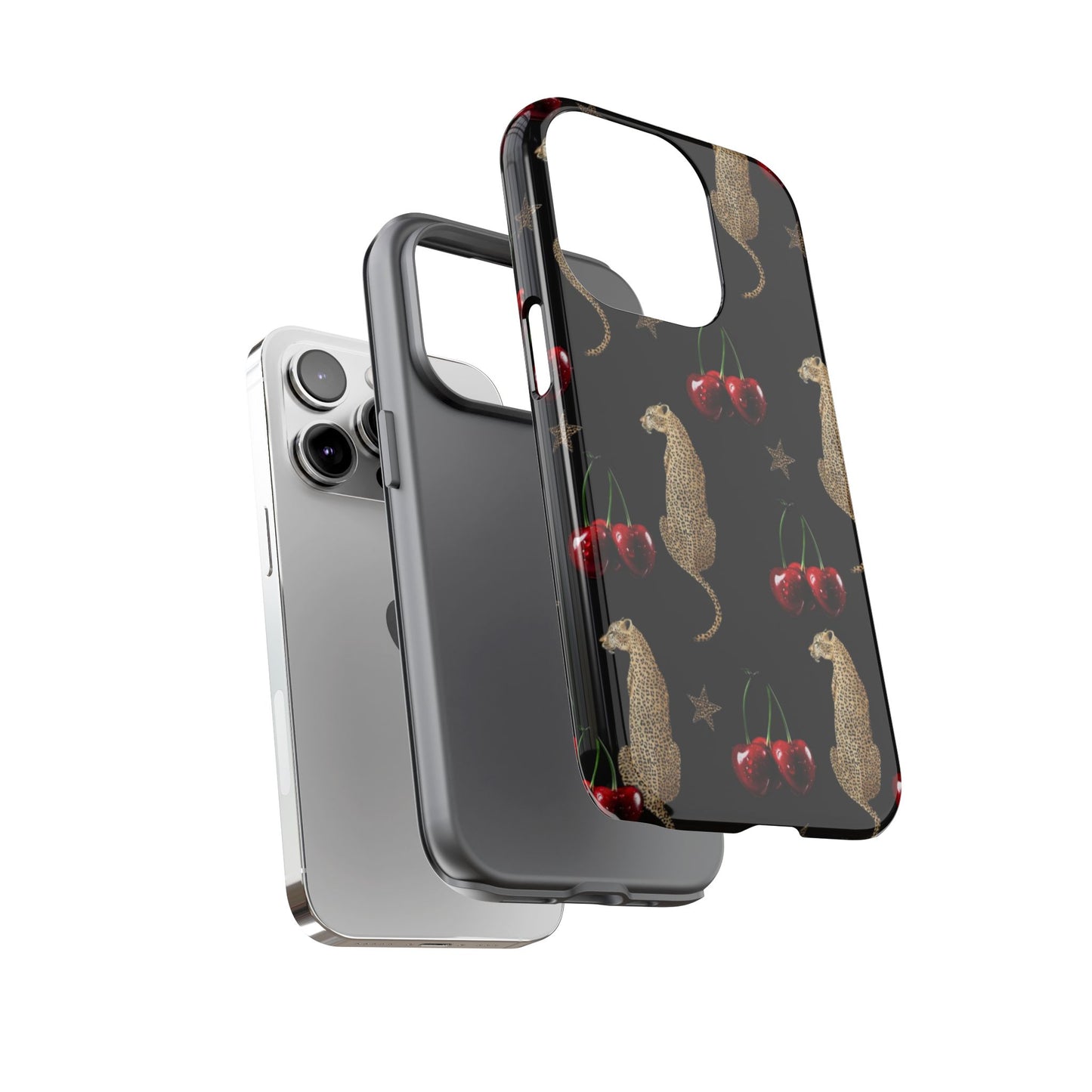 Leopard & Cherry Tough Case