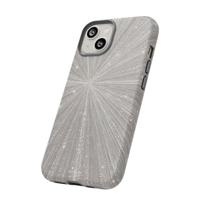 Sparkling Silver Burst Tough Case