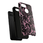 Pink Lace Pattern Tough Phone Case