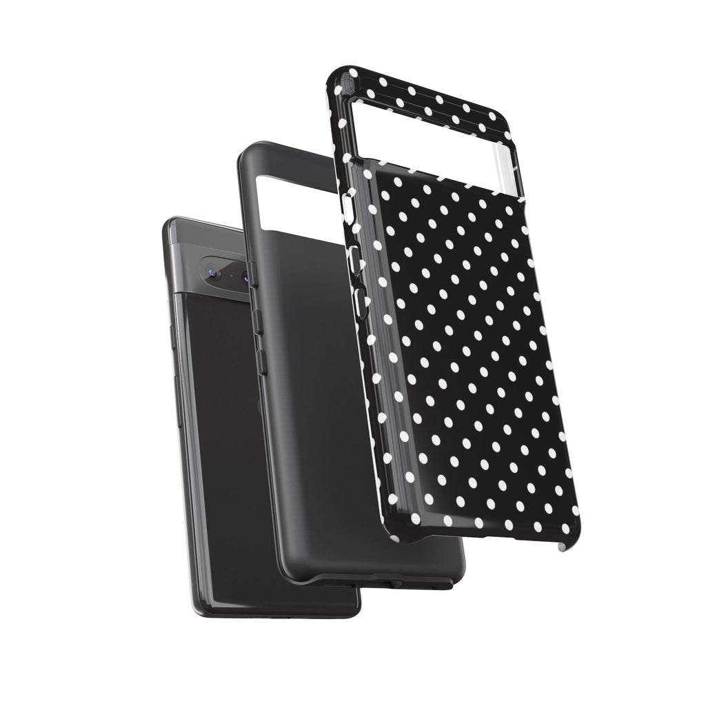 Black Polka Dot Phone Case