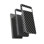 Black Polka Dot Phone Case