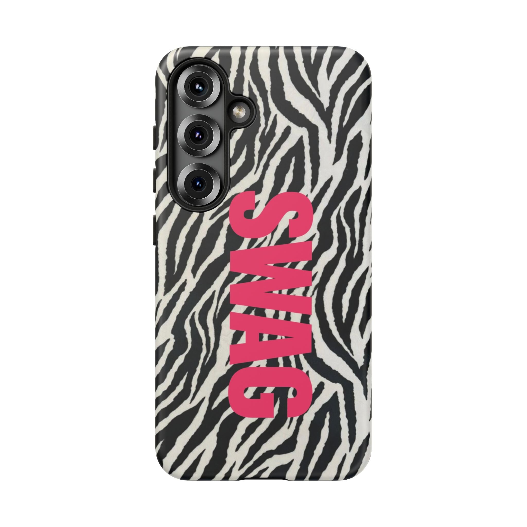 'SWAG' Zebra Print Tough Case