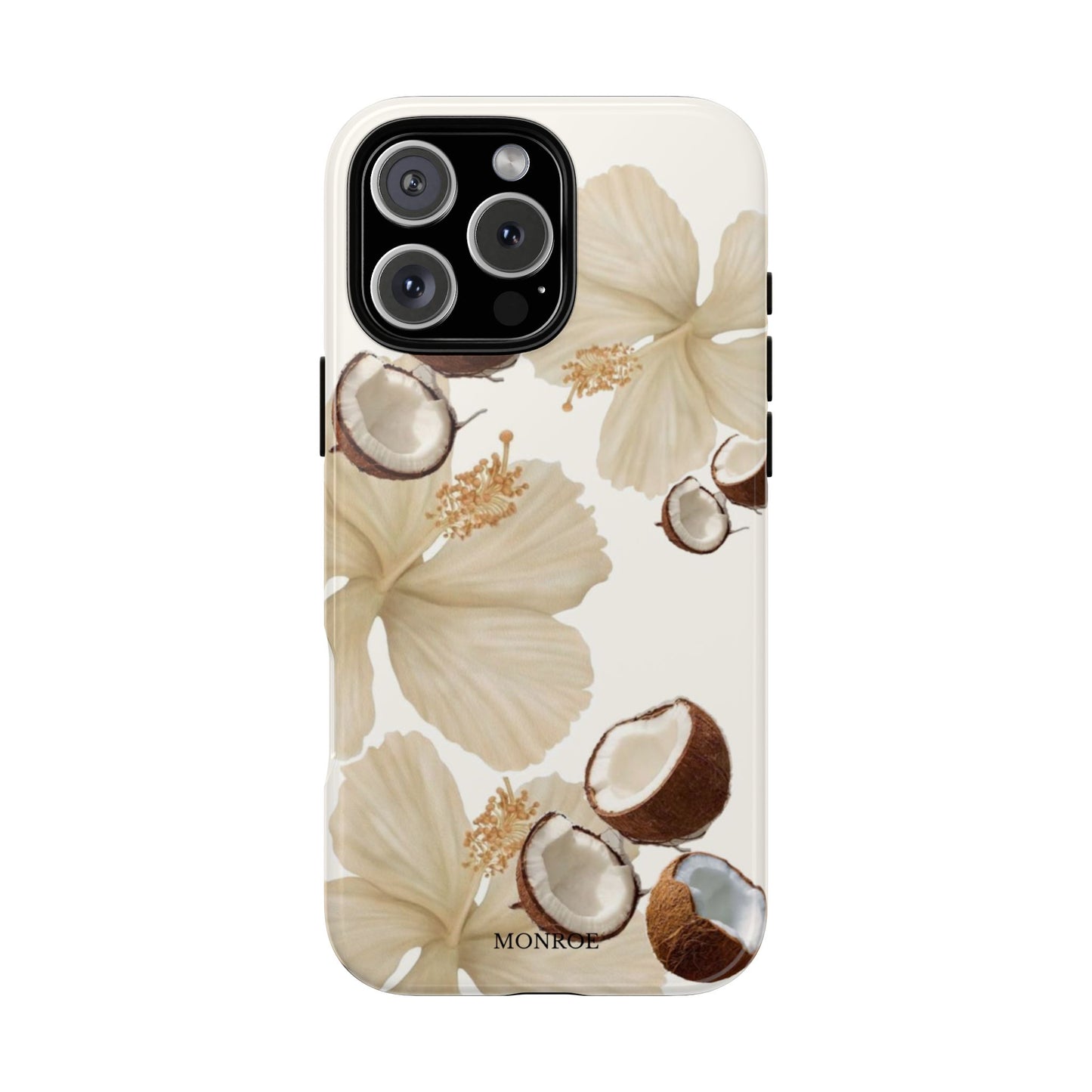 Tropical Coconut Floral Tough Case