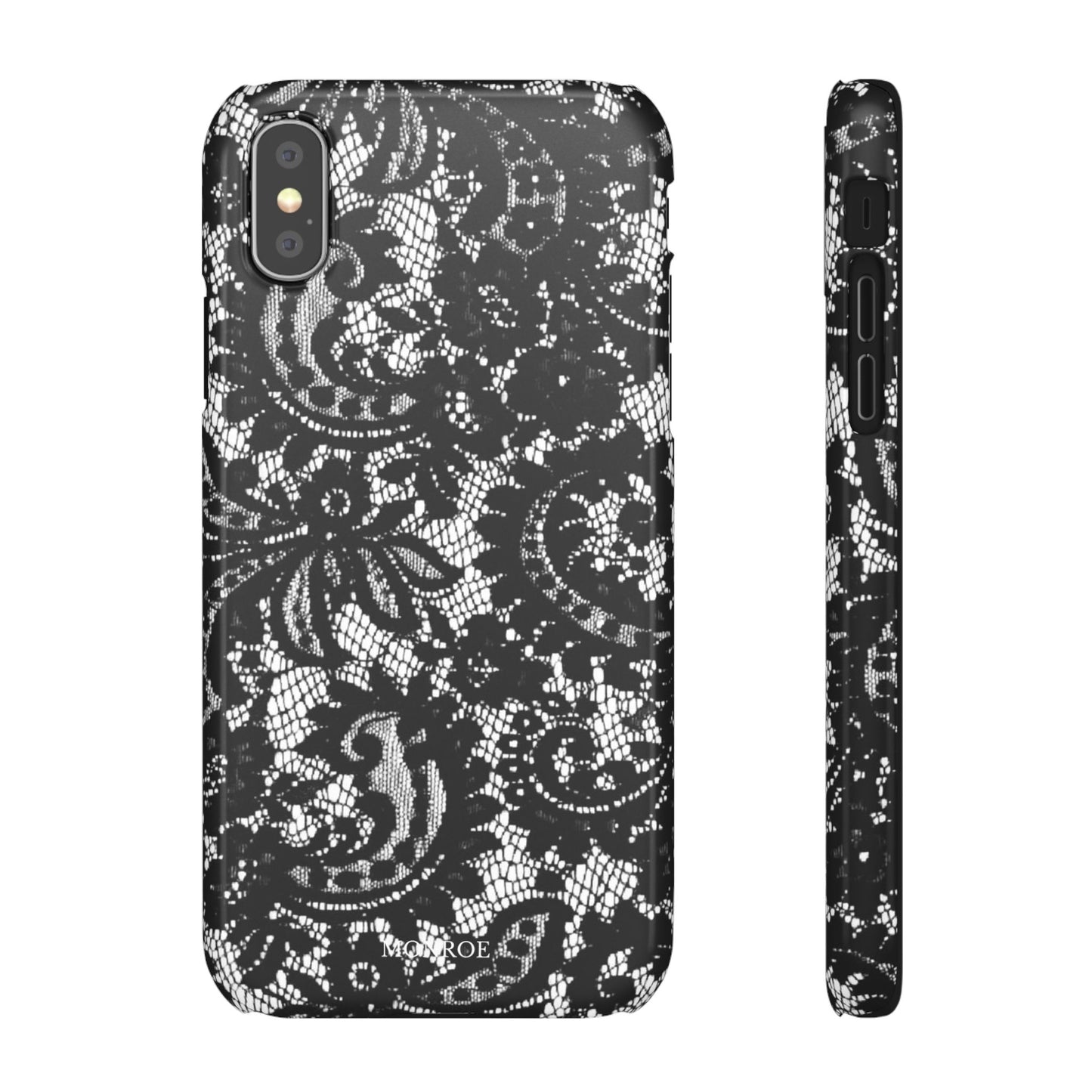 Black Lace Elegant Pattern Case
