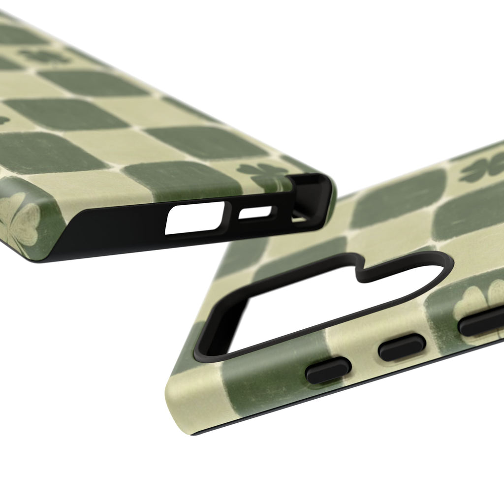 Clover Checker Tough Phone Case