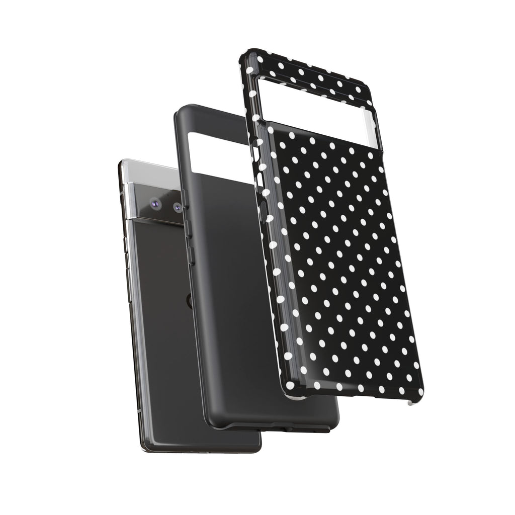 Black Polka Dot Phone Case