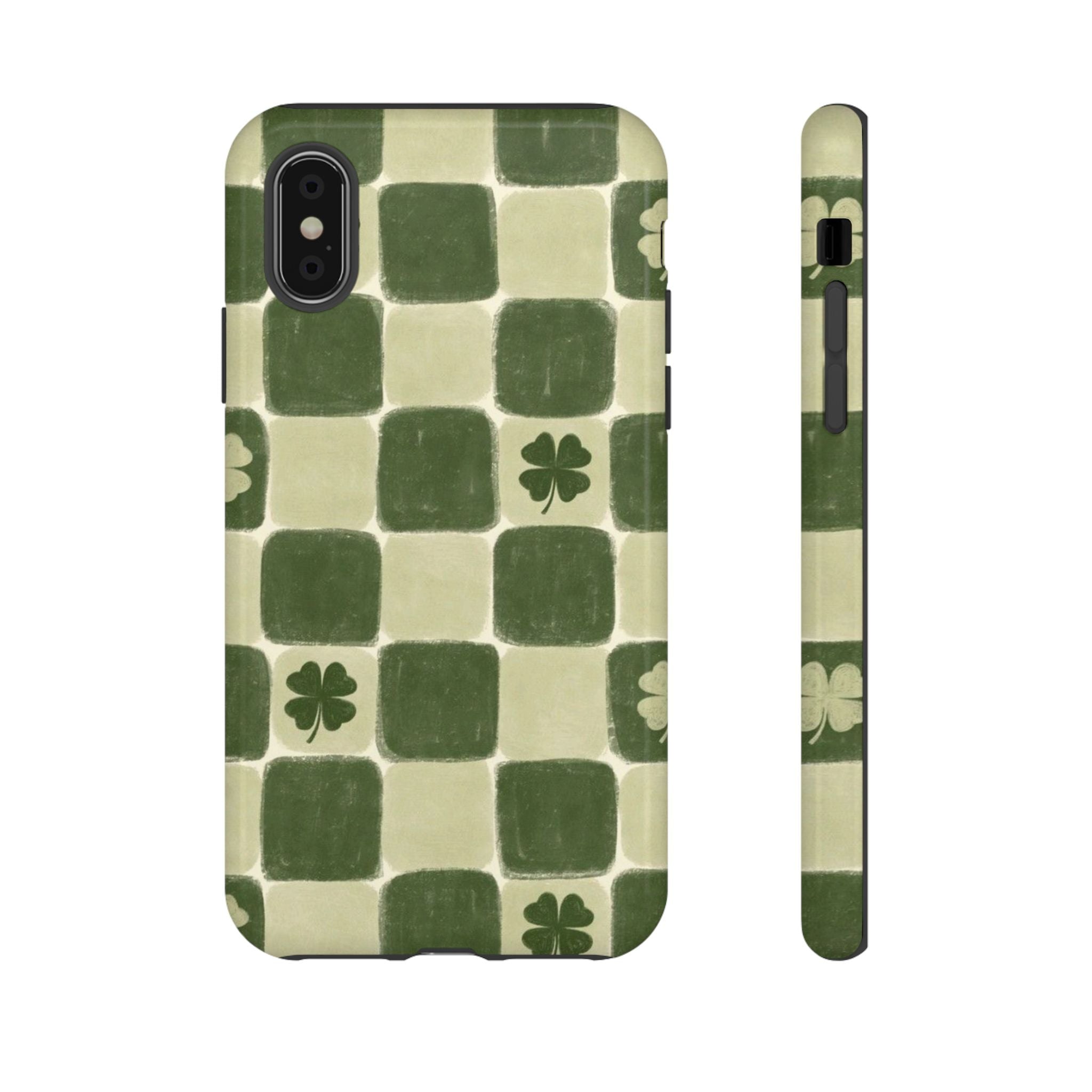 Clover Checker Tough Phone Case