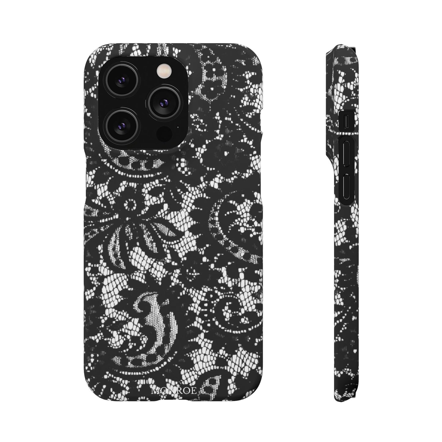 Black Lace Elegant Pattern Case