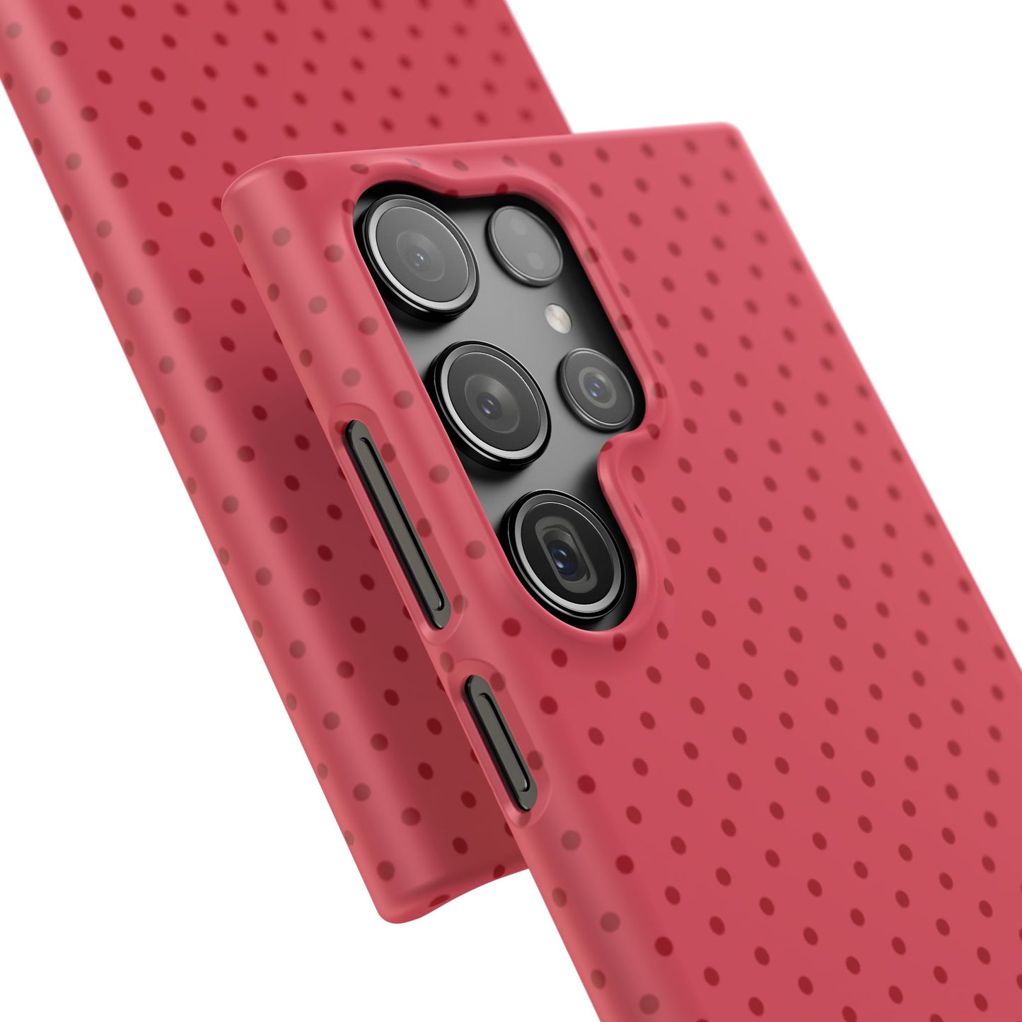Coral Polka Dot Snap Phone Case