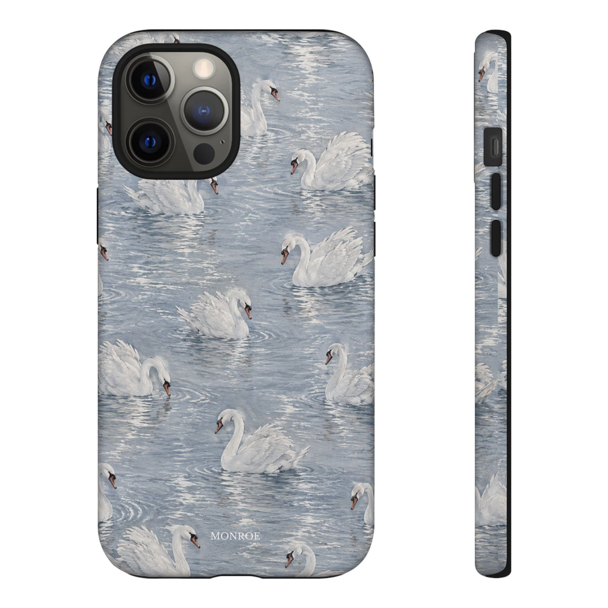Swan Pattern Tough Case