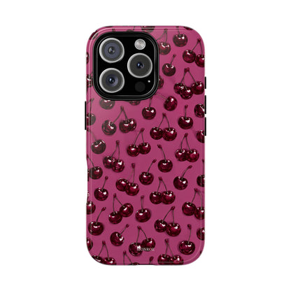 Burgundy Cherries Tough Case