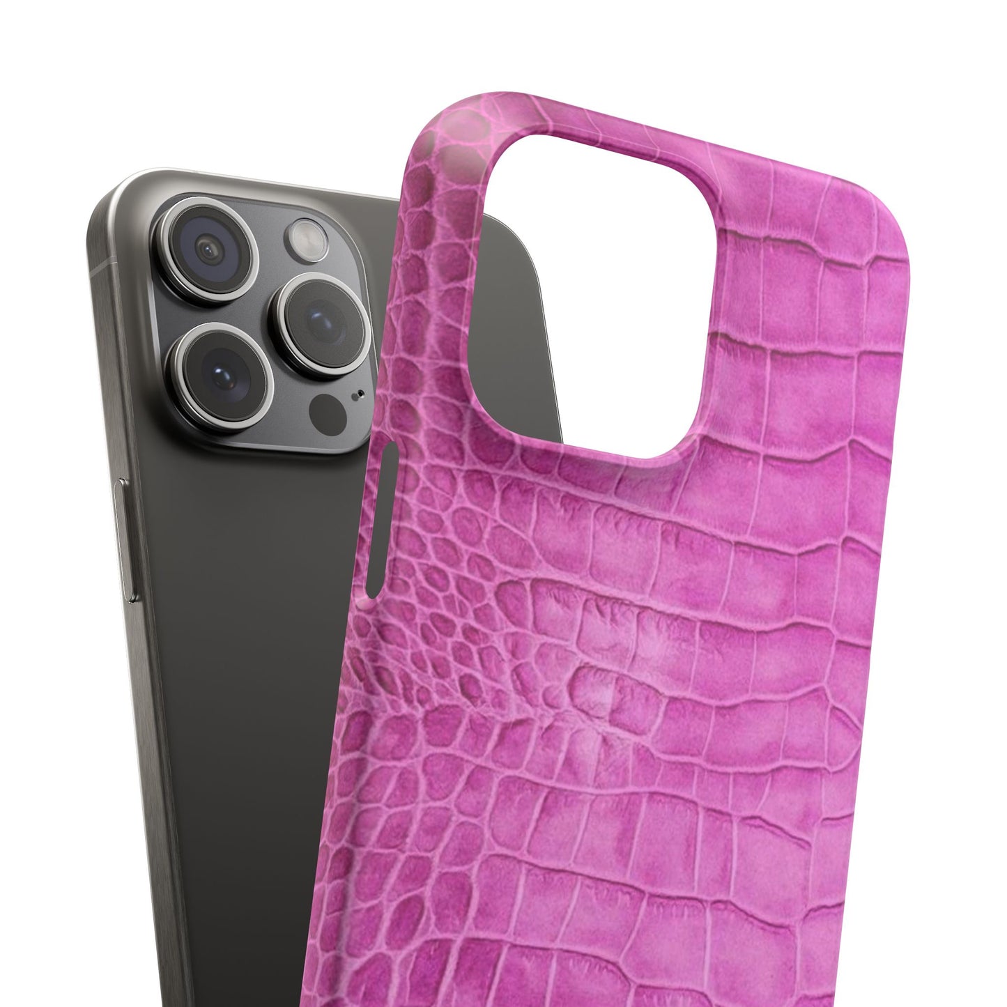 Purple Croc Case
