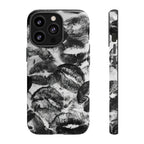 Black and Kiss Design Phone Case