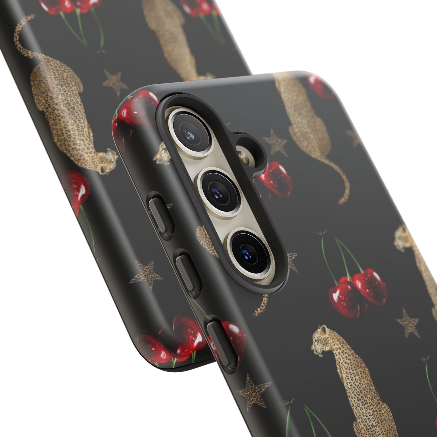 Leopard & Cherry Tough Case