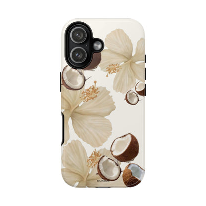 Tropical Coconut Floral Tough Case