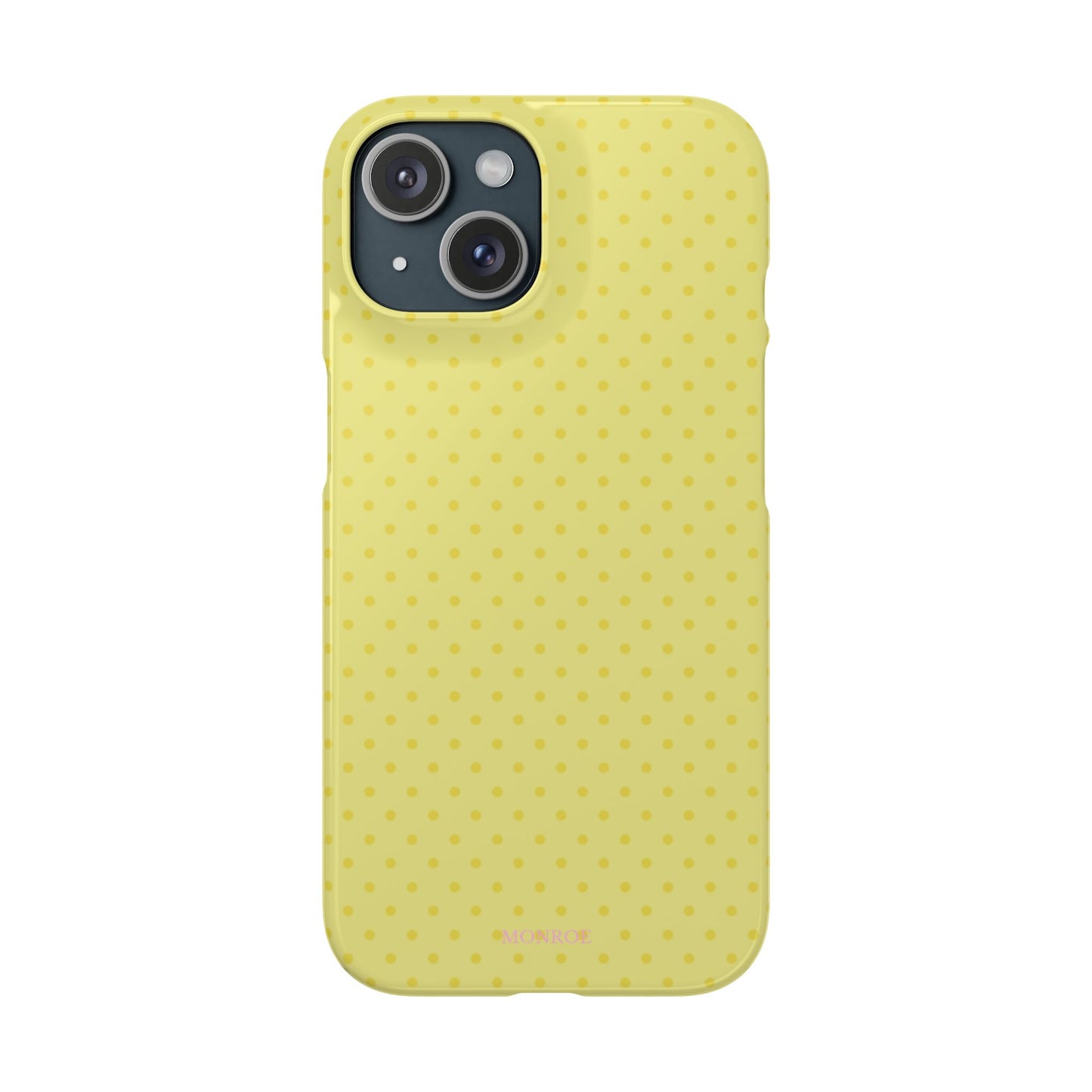 Yellow Polka Dot Snap Phone Case
