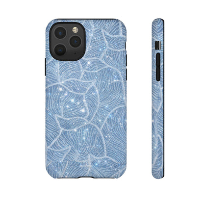 Glacier Blue Floral Tough Case