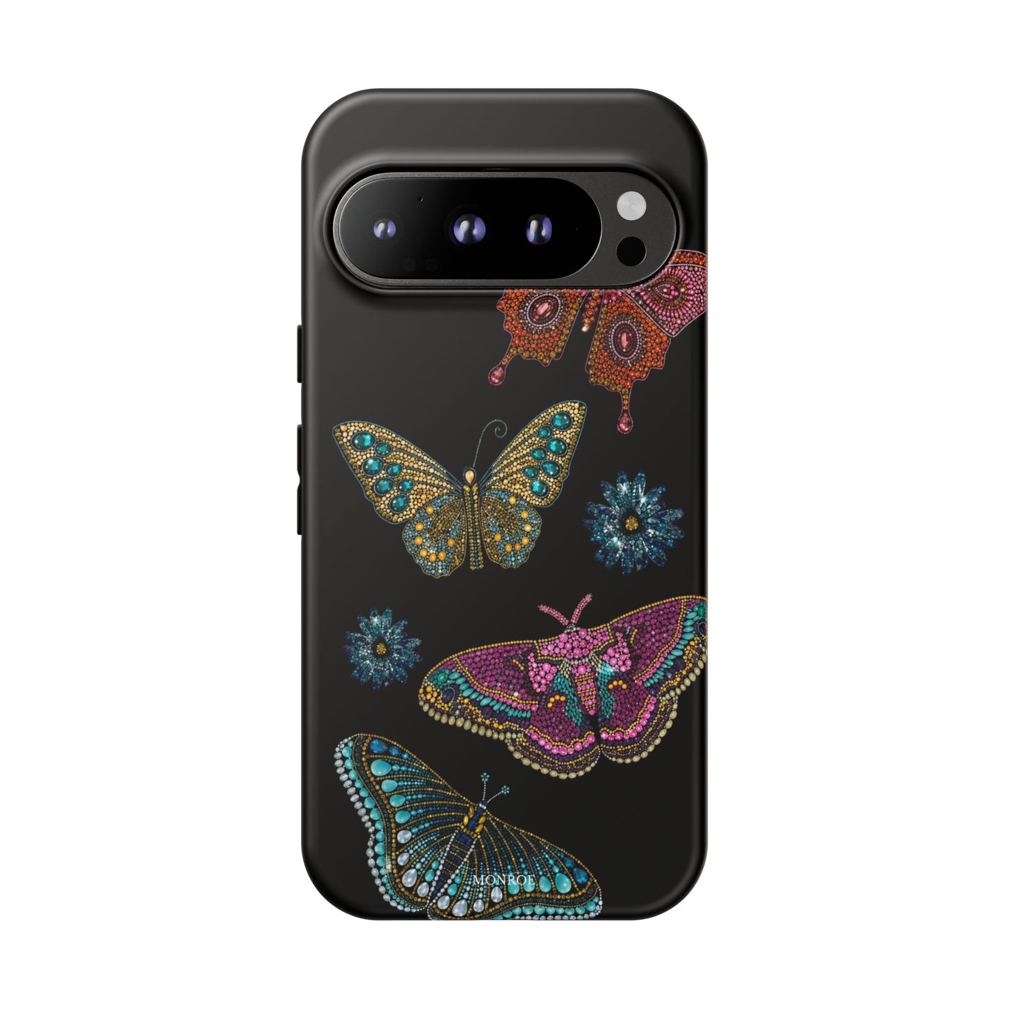 Butterfly Beaded Tough Case