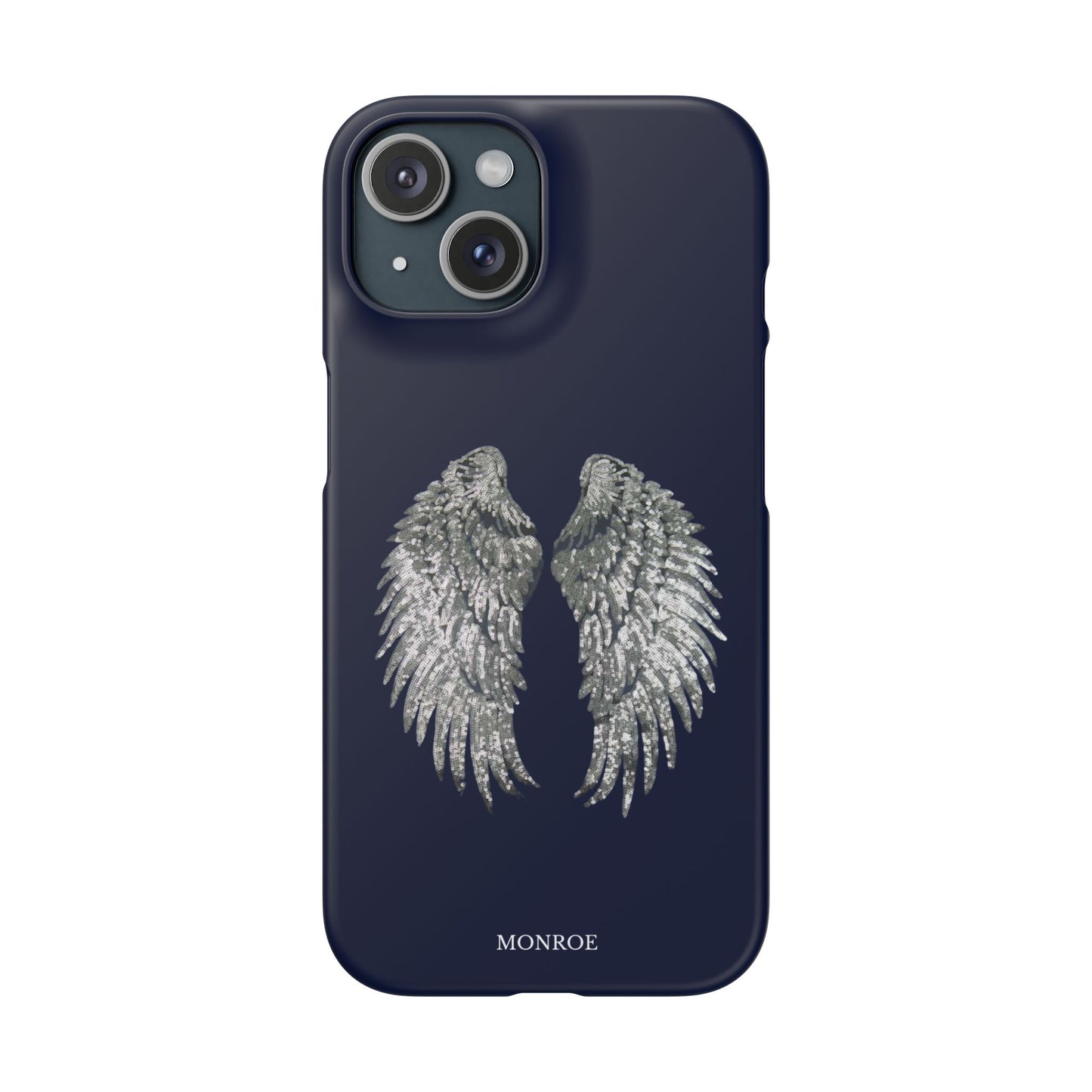 Navy Angel Wings Case