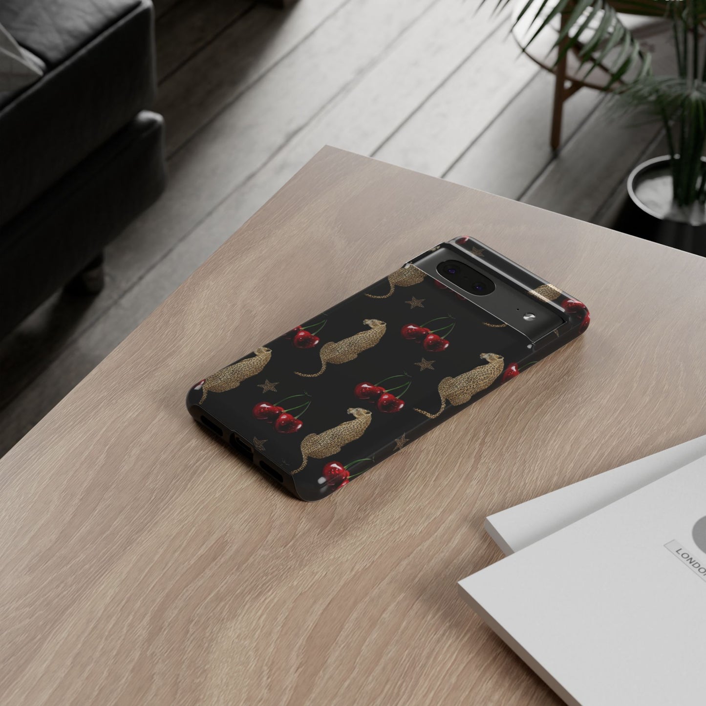Leopard & Cherry Tough Case