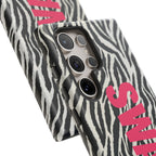 'SWAG' Zebra Print Tough Case