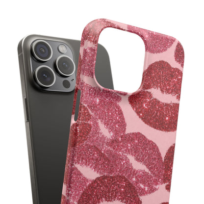 Pink Glitter Kiss Case