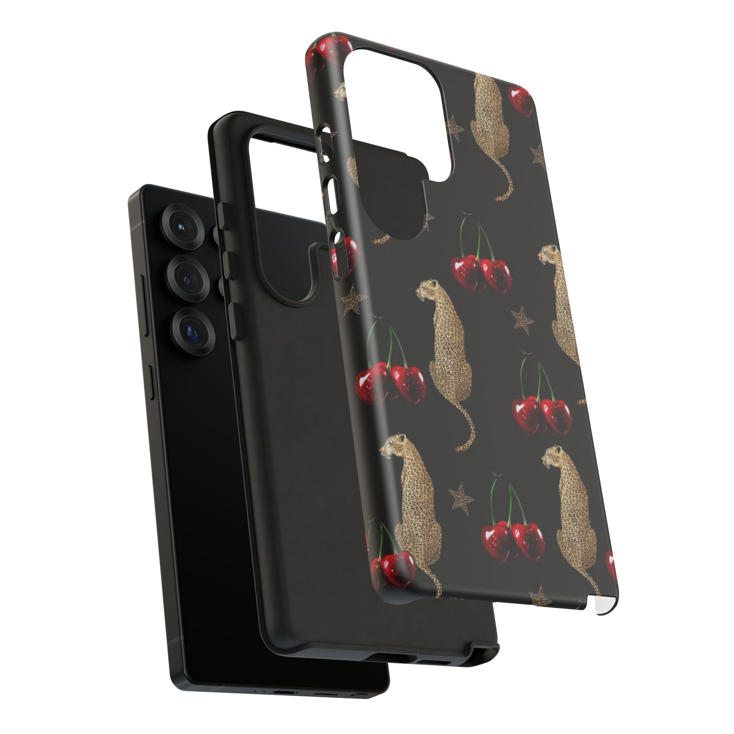 Leopard & Cherry Tough Case