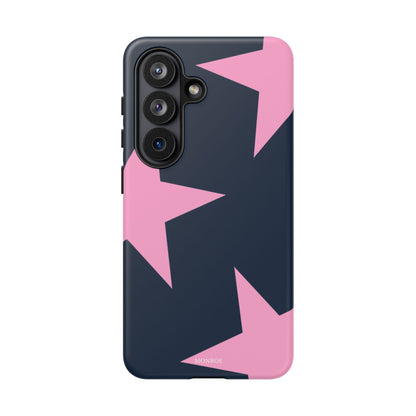 Navy & Pink Star Tough Cover