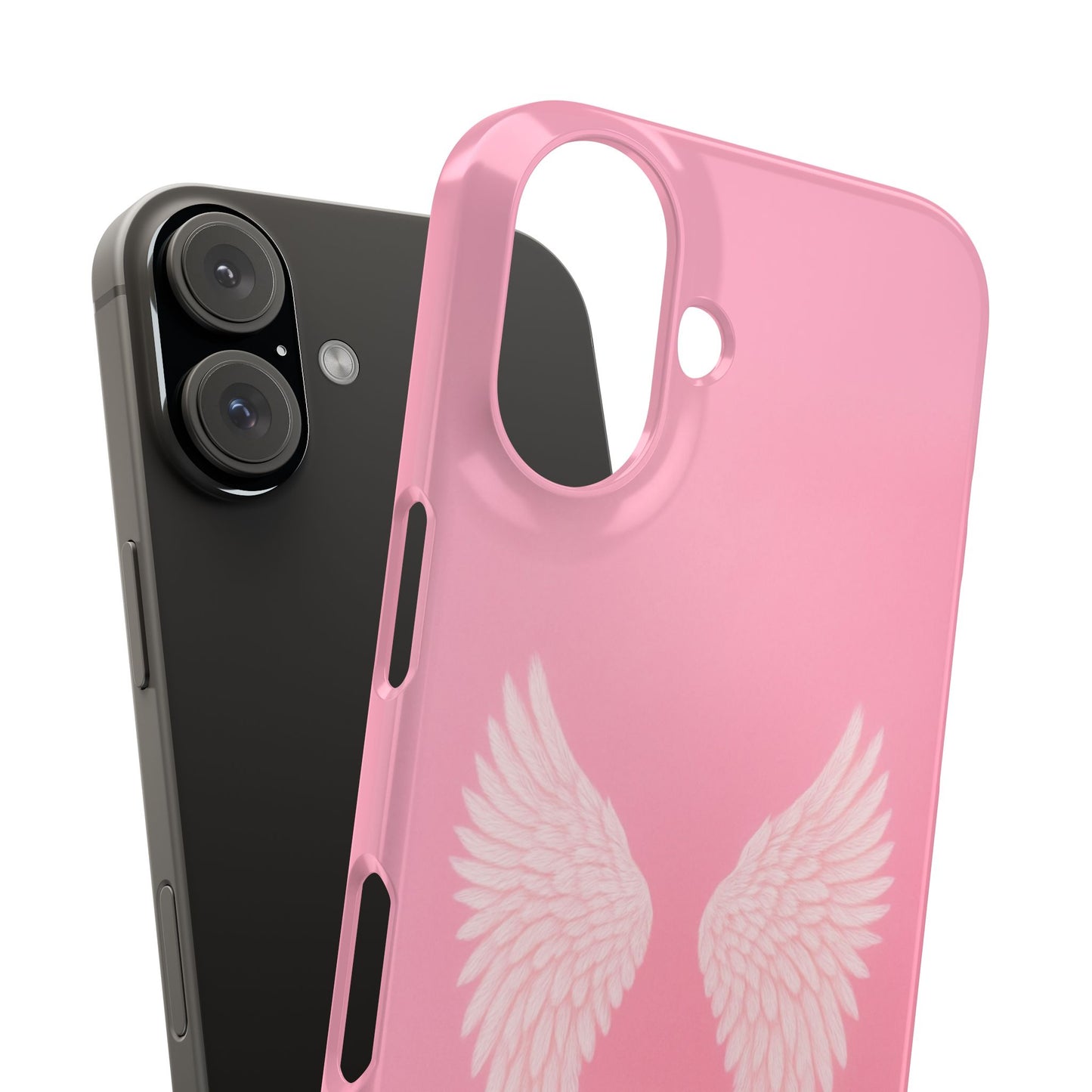 Pink Angel Wings Case