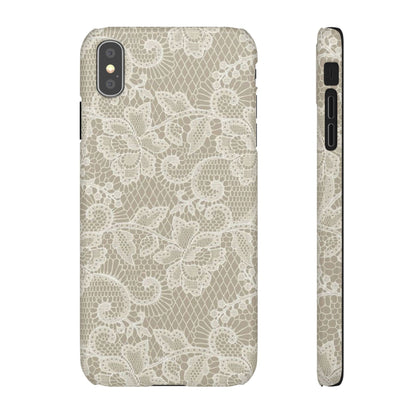 Vintage Beige Lace Case