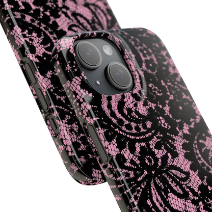 Pink Lace Pattern Case