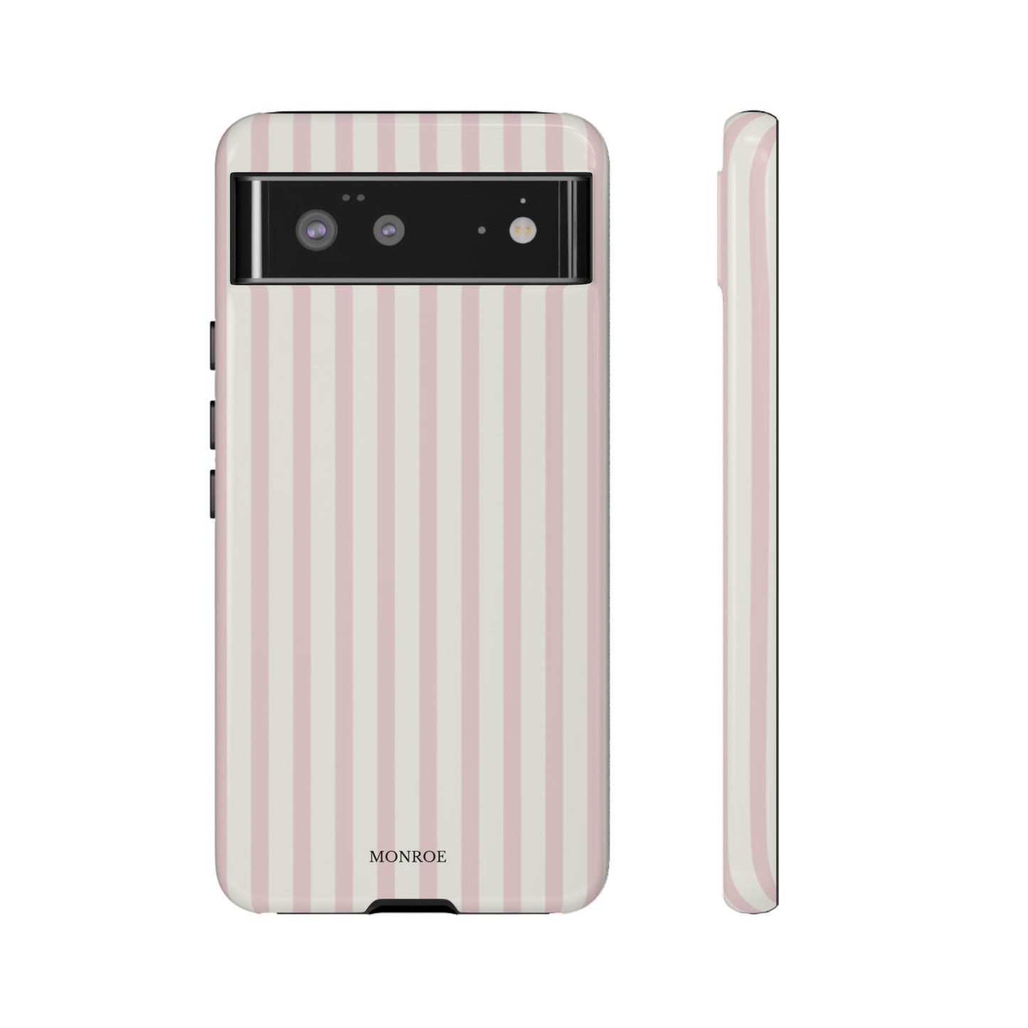Light Pink Stripe Tough Phone Case