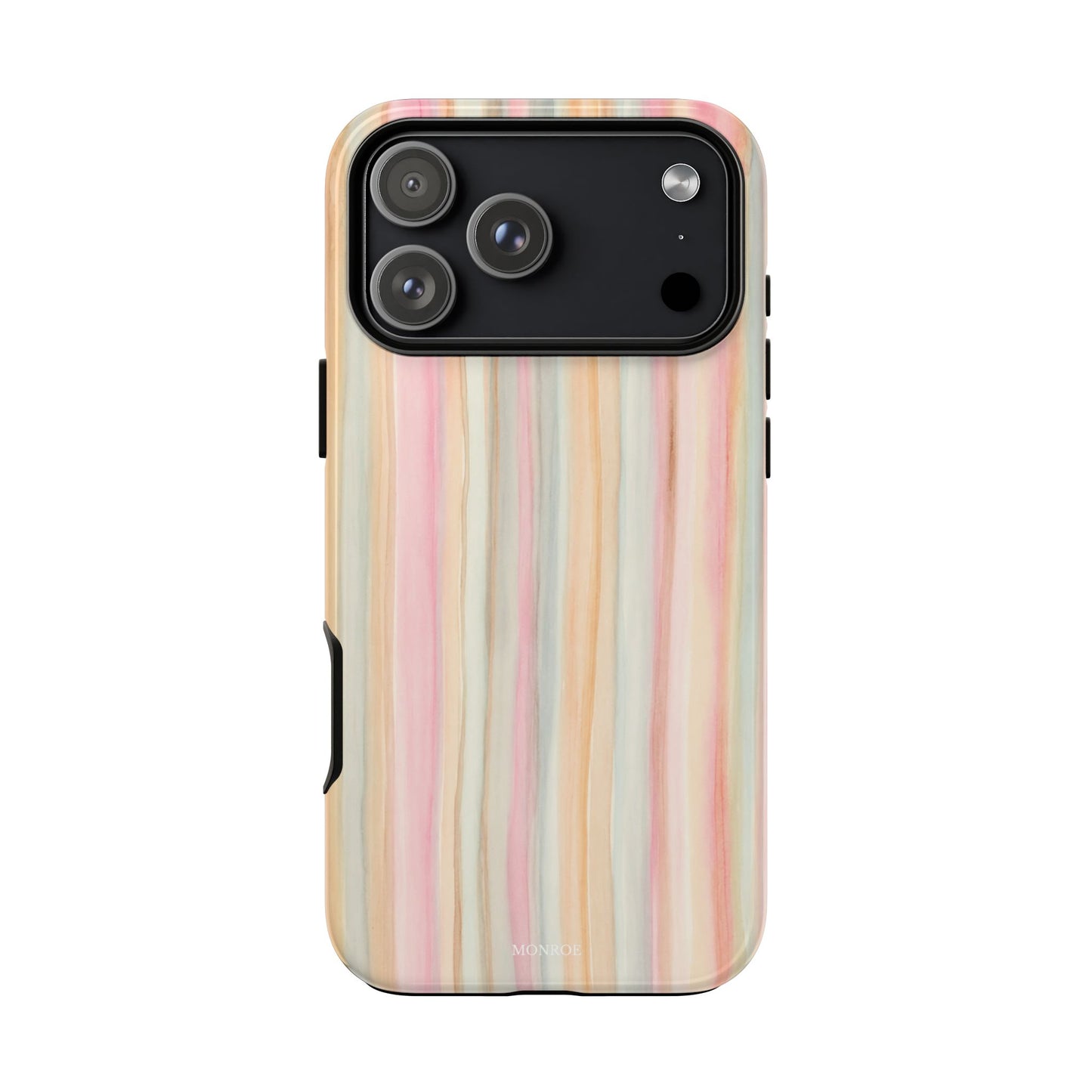 Pastel Watercolor Stripe Tough Case