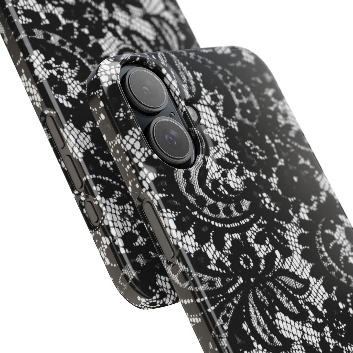 Black Lace Elegant Pattern Case