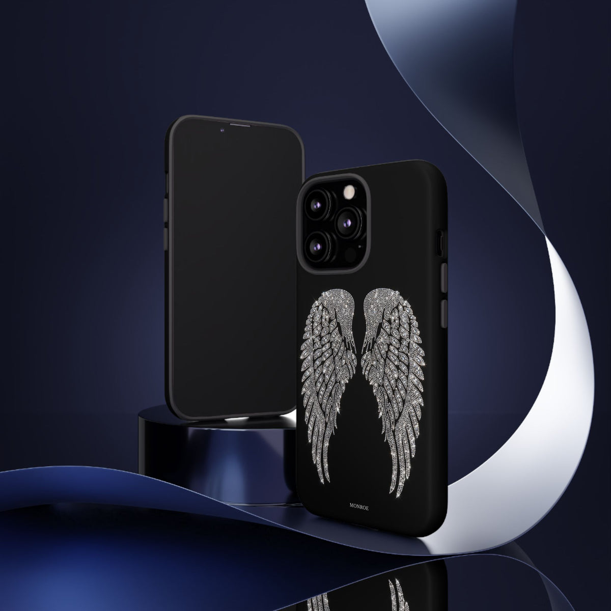Silver Angel Wings Tough Case