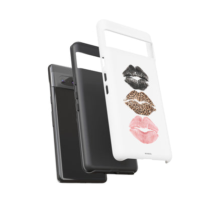 Leopard Glam Lip Tough Case