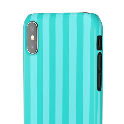 Striped Aqua Case