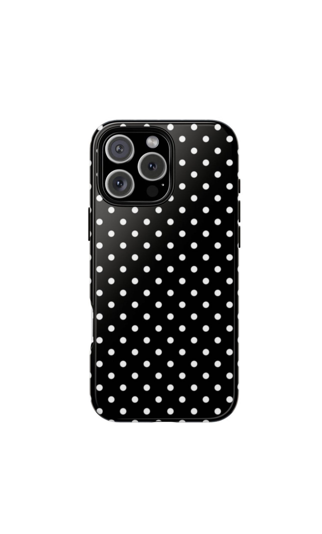 Black Polka Dot Phone Case