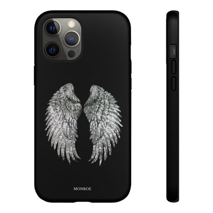 Silver Wings Black Tough Case