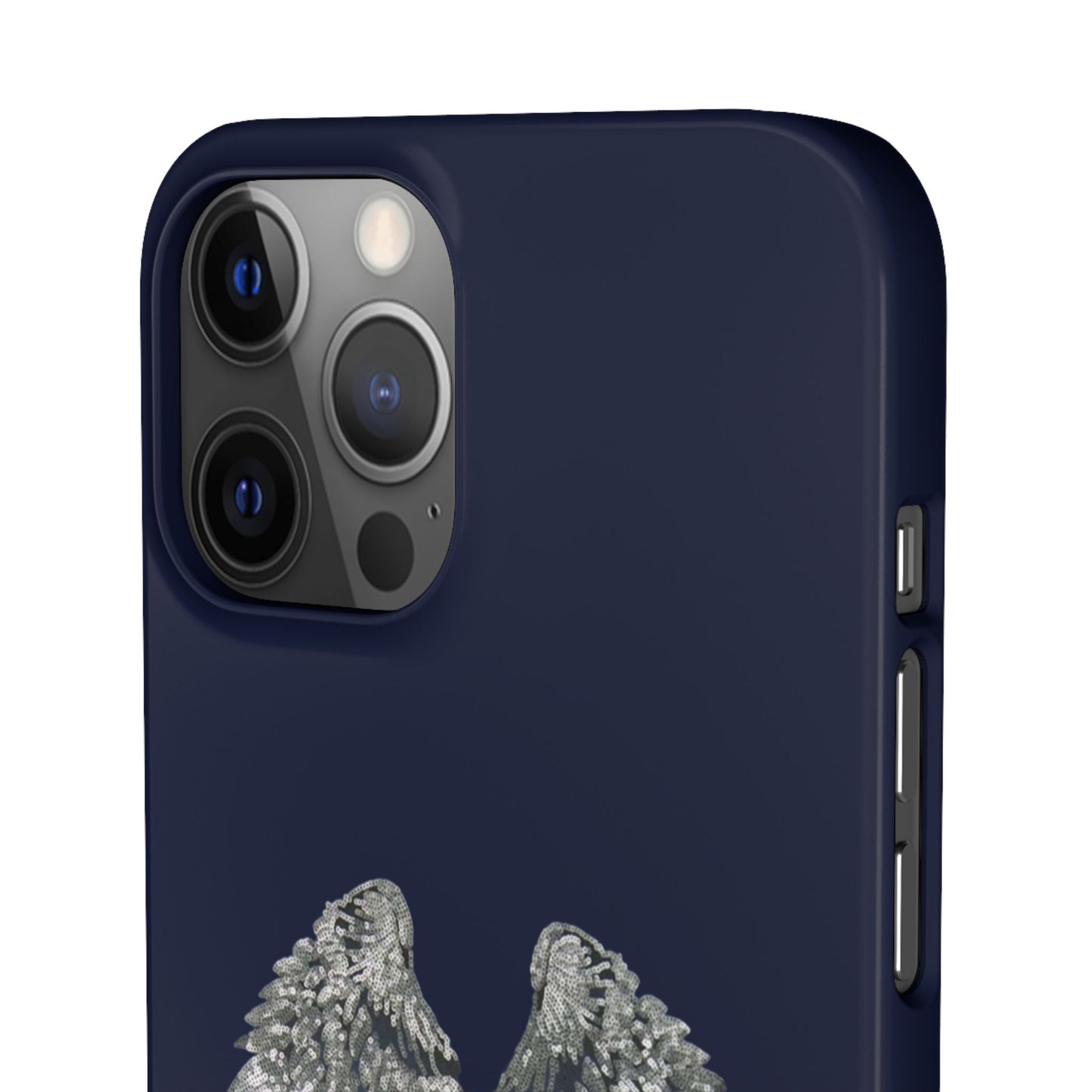 Navy Angel Wings Case