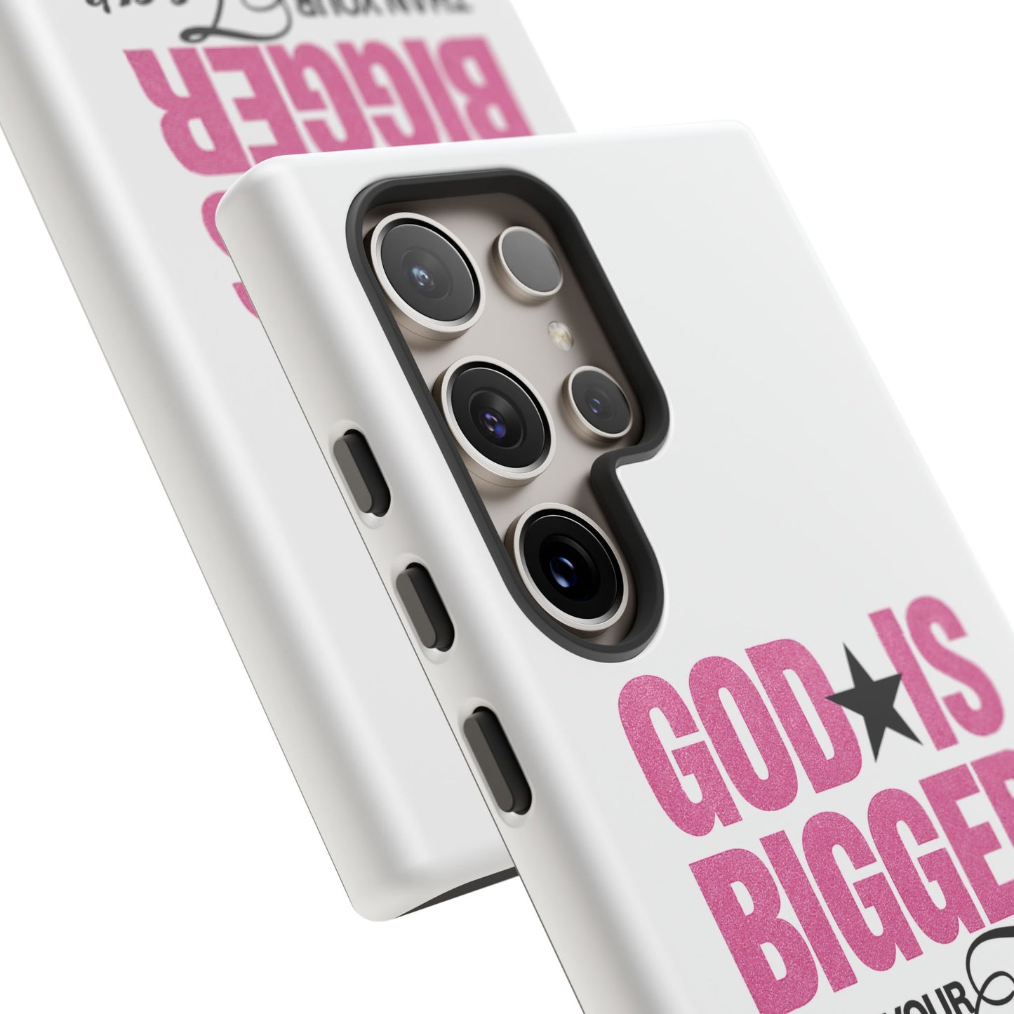 "God Is Bigger Than Your Fear" Tough Case