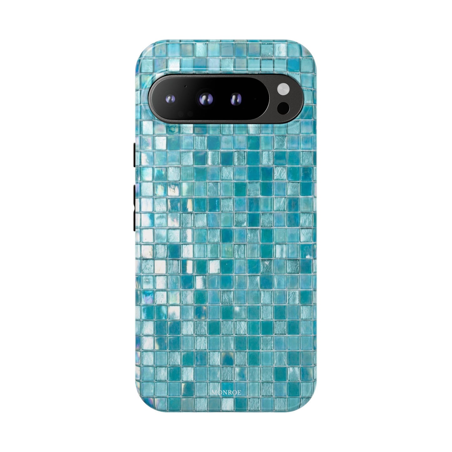 Hot Blue Mosaic Tile Tough Case