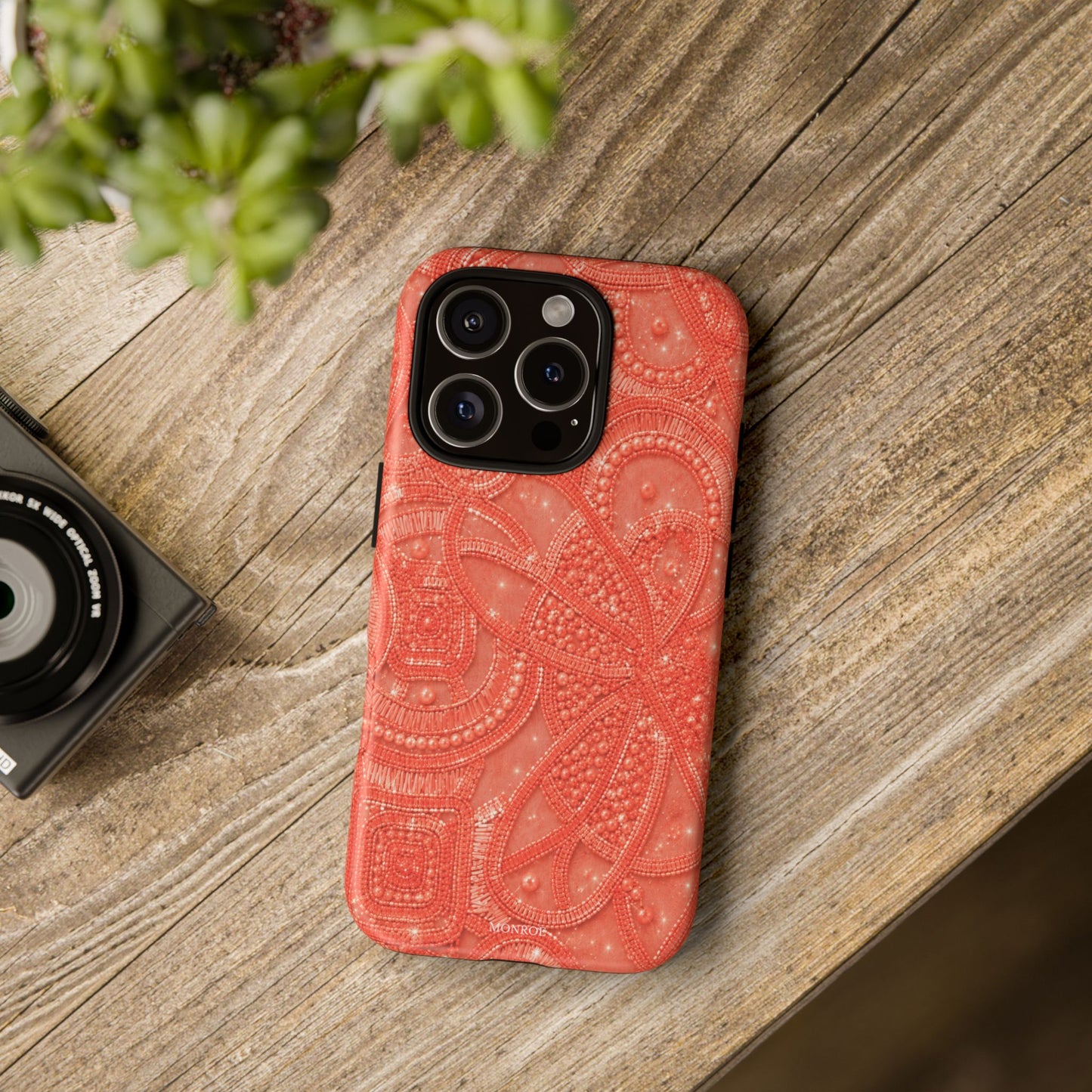 Coral Lace Tough Case