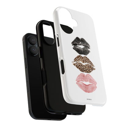 Leopard Glam Lip Tough Case