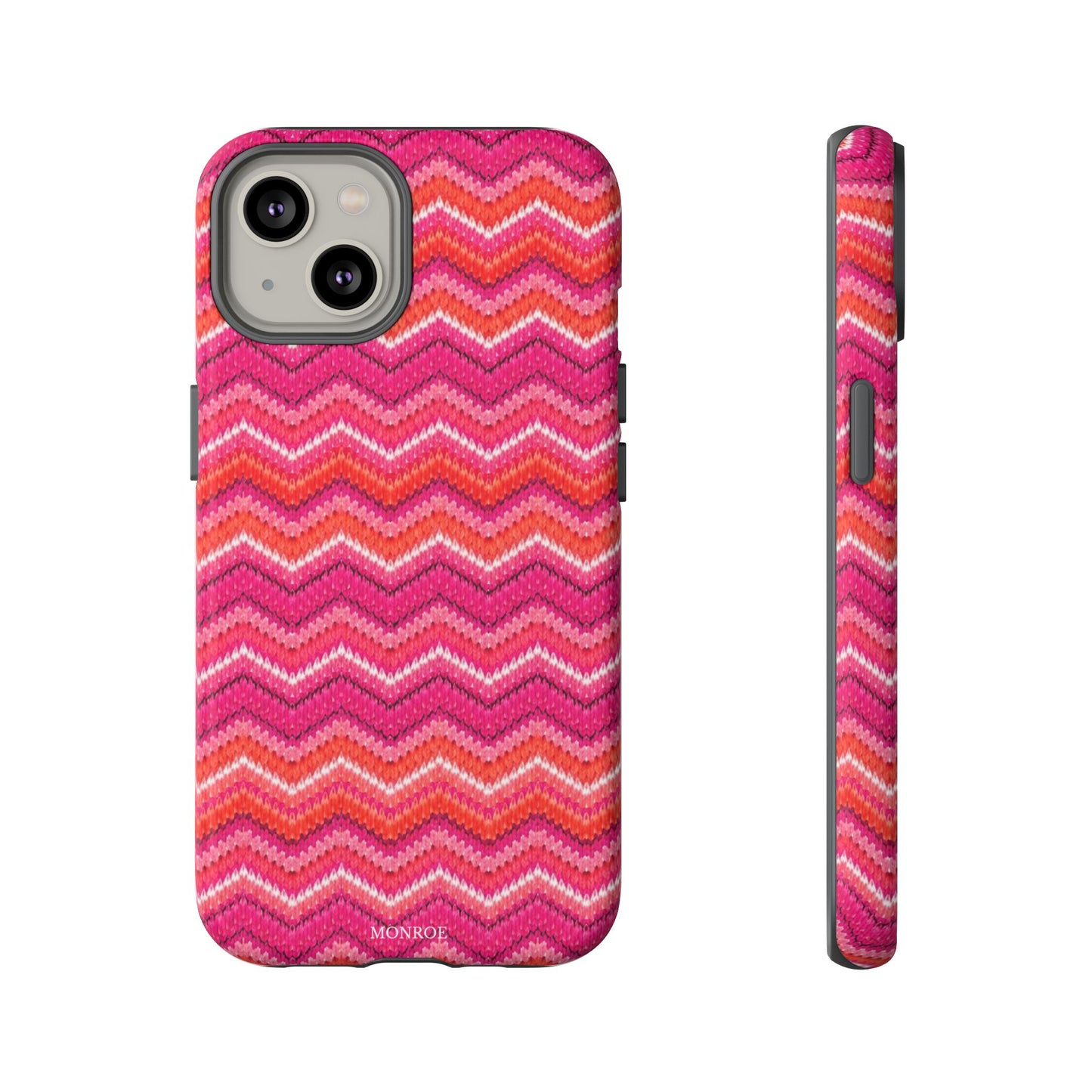 Pink Zigzag Tough Case