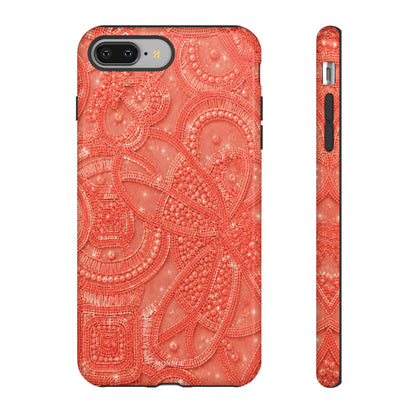 Coral Lace Tough Case