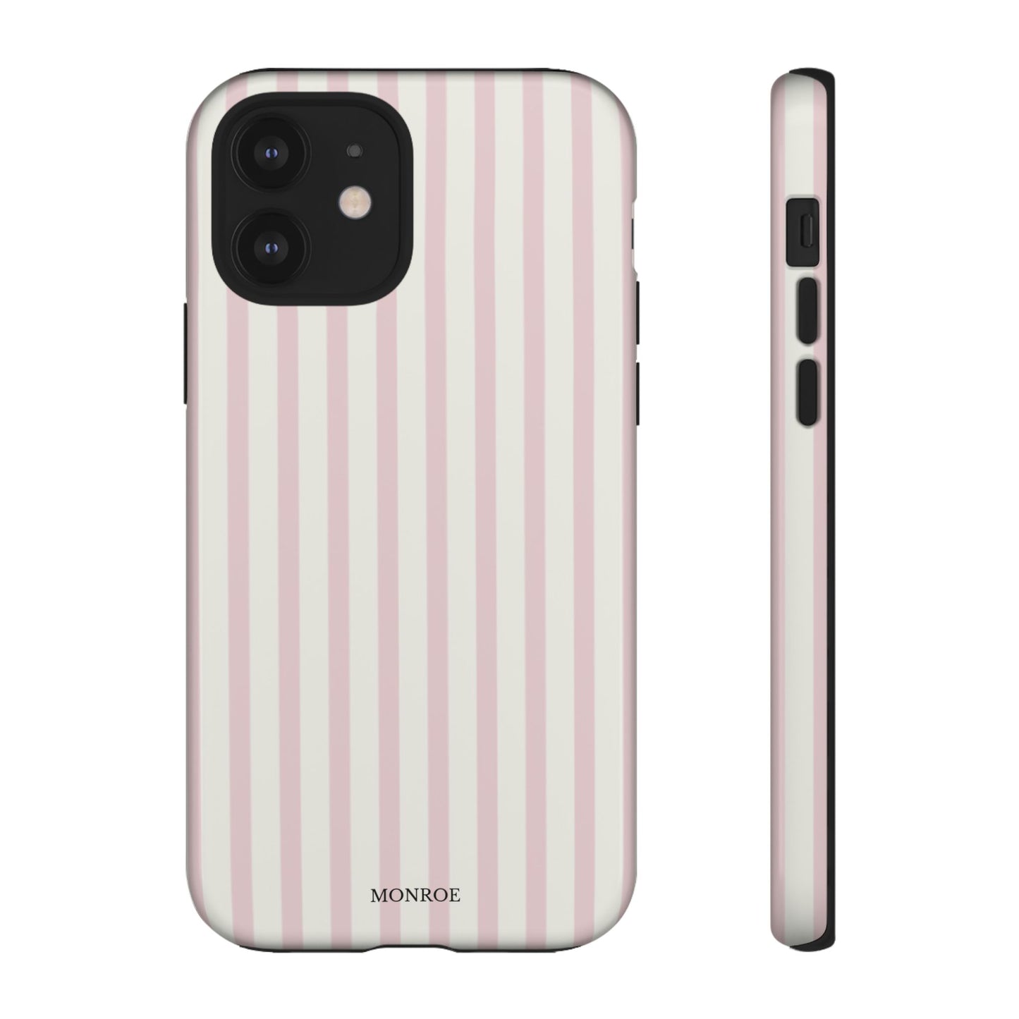 Light Pink Stripe Tough Phone Case