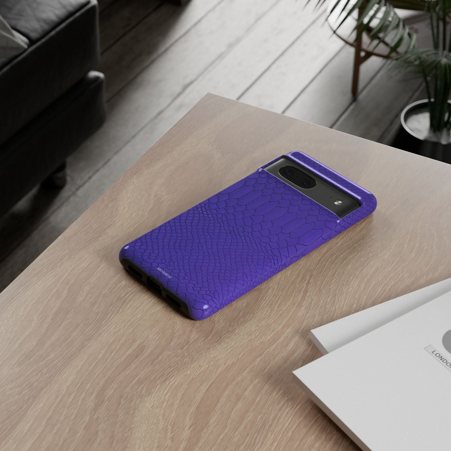Dark Purple Snake Tough Case
